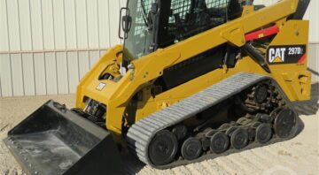 CAT 297d2 Skid Steer Track Loader with attachments