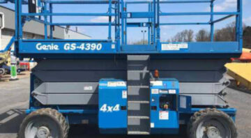 43ft Genie GS4390RT Scissor Lift Wide Platform
