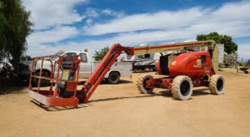 JLG 600AJN 60ft Articulating Boom Lift new tires
